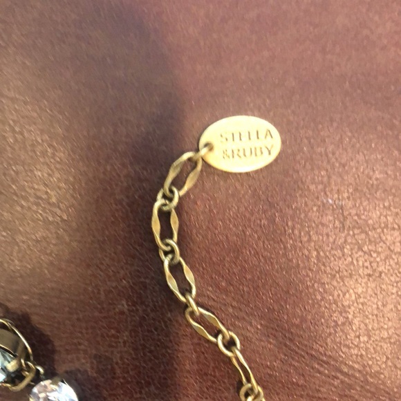 Stella & Ruby cut glass gemstone necklaces (2) 15”-18.5” and 15.5”-20” - Picture 3 of 7